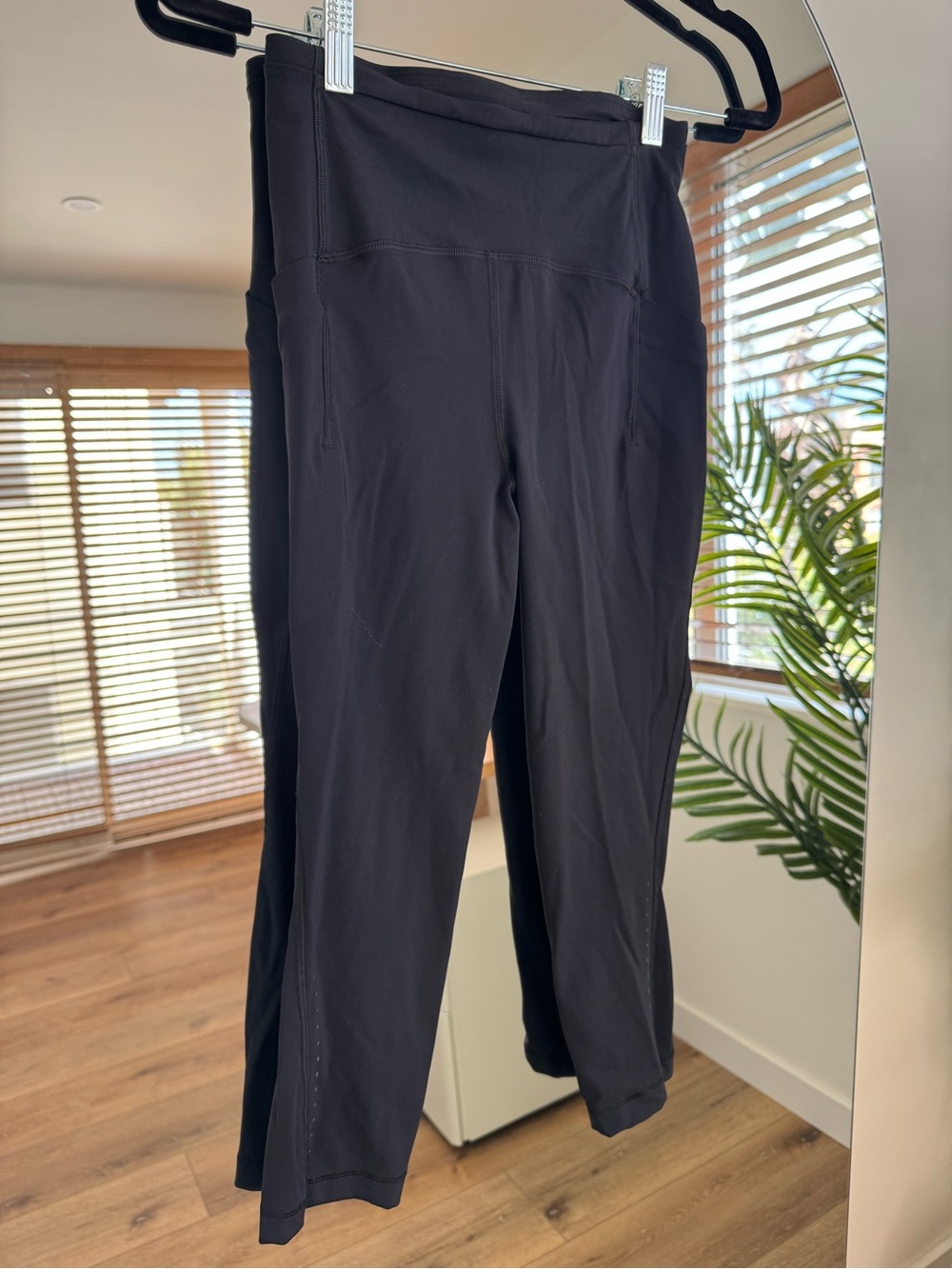 Lululemon Fast and Free Black High-Rise Cropped Leggings